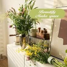 1/3/5 piezas Insertos de jarrón de flores multifuncionales - Soportes reutilizables de ramo en espiral y sujetadores de tallo, herramientas de plantación de plástico ligeras para uso en interiores/exteriores. Soportes en espiral para tallos florales, estantes en espiral para tallos florales, soportes en espiral para tallos florales para arreglos de ramos. Decoración elegante para el hogar. Regalos ideales para maestros, Día de la Madre y cumpleaños. Accesorios DIY para arreglos florales personalizados con nido de abeja con soportes de tallos florales en espiral. Soportes de flores en espiral - verde claro - Ver 3