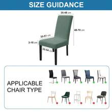 Ystyle Chair Covers With Backrest 2/4/6 Pieces, Stretch Chair Covers Living Room Kitchen, Universal Stretch Chair Covers, Modern Anti-Scratch Cat Chair Covers - Pastel Green - View 7