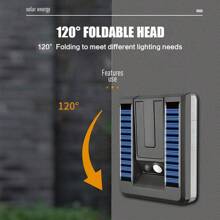 1pc Solar Wall Light Outdoor Waterproof Folding Unplugged Human Body Sensor Light Suitable For Courtyard Corridor Balcony Lighting