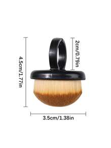 MAOMIA 1pc Ring Nail Cleaning Brush Easy To Use Nail Art Brush Suitable For Nail Salon Cleaning Tools