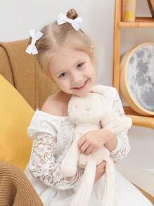 20 piezas Pinzas de pelo pequeñas de boutique para niñas, mini pasadores de pelo de terciopelo tipo caimán para adolescentes y niñas, accesorios de pelo finos para Navidad - Multicolor - Ver 6