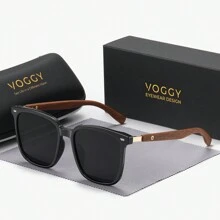VOGGY VOGGY Fashion Minimalist Retro Lightweight Extra Large Metal TR Polarized Decorative Glasses, For Men And Women, Suitable For Sports, Driving, Outdoor, Cycling, Fishing, Holiday, Travel, Party, Decoration, Gift For Summer Beach Vacation,Outdoor,Travel