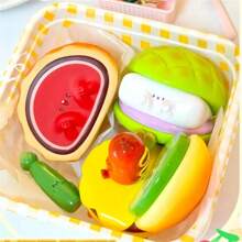 Miniso All Things Face Holding Outdoor Picnic Theme Series Blind Box Handmade Desktop Ornament Birthday Gift (Random Delivery,1pc)