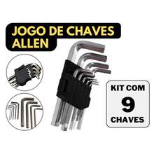Short Hexagonal Allen Key Set Kit With 9 Pieces T10 To T50 - 內六角扳手組 9 件 WL-1149(1 件組) - 查看 1