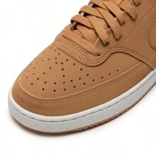 耐克男士 COURT VISION 休闲运动鞋，耐磨橡胶鞋底，款式 HJ4031-200，2026 年新款 - 棕色 - 查看 2