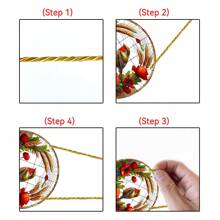 1/2 chiếc, Đồ treo cửa sổ hình chim hoa nhiều màu sắc, móc treo cửa sổ bằng acrylic kiểu thủy tinh, thích hợp cho sân trong, vườn, phòng khách, trang trí phòng ngủ, món quà lý tưởng cho những người yêu thiên nhiên, 2D, trang trí Giáng sinh - Nhiều màu - Xem 5