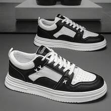 Giày thể thao nhẹ và thoáng khí, thoải mái và thời trang để mặc hàng ngày cho nam giới - Đen-1 - Xem 1