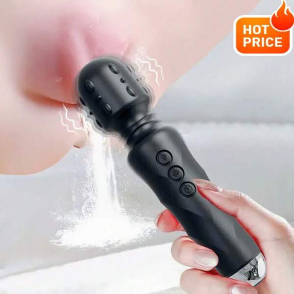 Adult Sex Toys Vibrator Dildo, G-Spot & Anal, Nipple Stimulation, Male Sex Toys, Medium, Soft Silicone, Rechargeable - 20 Patterns & 8 Intensity Levels