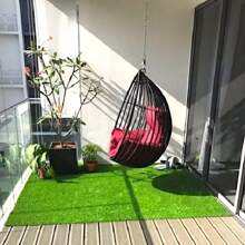 Synthetic Grass Rug (2m²) 200cm X 100cm Decoration 12mm - 綠色 - 查看 3