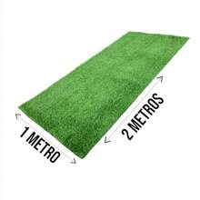 Synthetic Grass Rug (2m²) 200cm X 100cm Decoration 12mm - 綠色 - 查看 2