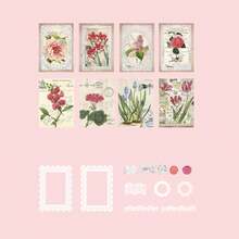 Gói 40 đồ trang trí cổ điển không dính, nhãn dán khung ren và ruy băng thanh lịch, trang trí album nhật ký & thiệp chúc mừng tự làm, chất liệu polyester có thể tái sử dụng, bề mặt mịn, hình dạng bất đối xứng, quà tặng văn phòng phẩm cho bạn bè - Nhiều màu - Xem 17