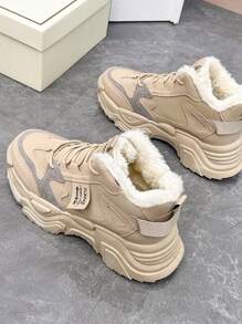 Nuevos zapatos deportivos de moda casual para mujeres, simples y elegantes, versátiles, ligeros, antideslizantes, para senderismo al aire libre, zapatos deportivos para correr, con un adorable estilo retro, cómodos y cálidos zapatos deportivos para mujeres