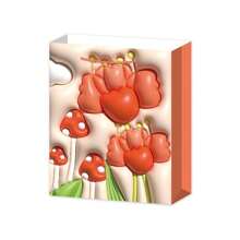 1 conjunto (12 unidades/pacote, 3 unidades por design) sacolas para presentes de Natal, sacolas para presentes de Natal reutilizáveis, sacolas para presentes de papel com alças e estampas de Natal, sacolas para presentes de Natal, sacolas para presentes de feriado, sacolas para presentes de Natal, sacolas para lembrancinhas