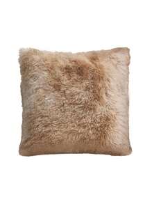 Home Elephant 2-Piece Soft And Padded Decorative Cushions - 摩卡棕 - 查看 2