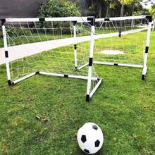 2-In-1 Soccer Goal & Basketball Hoop Toy, Detachable For Indoor And Outdoor Sports Play