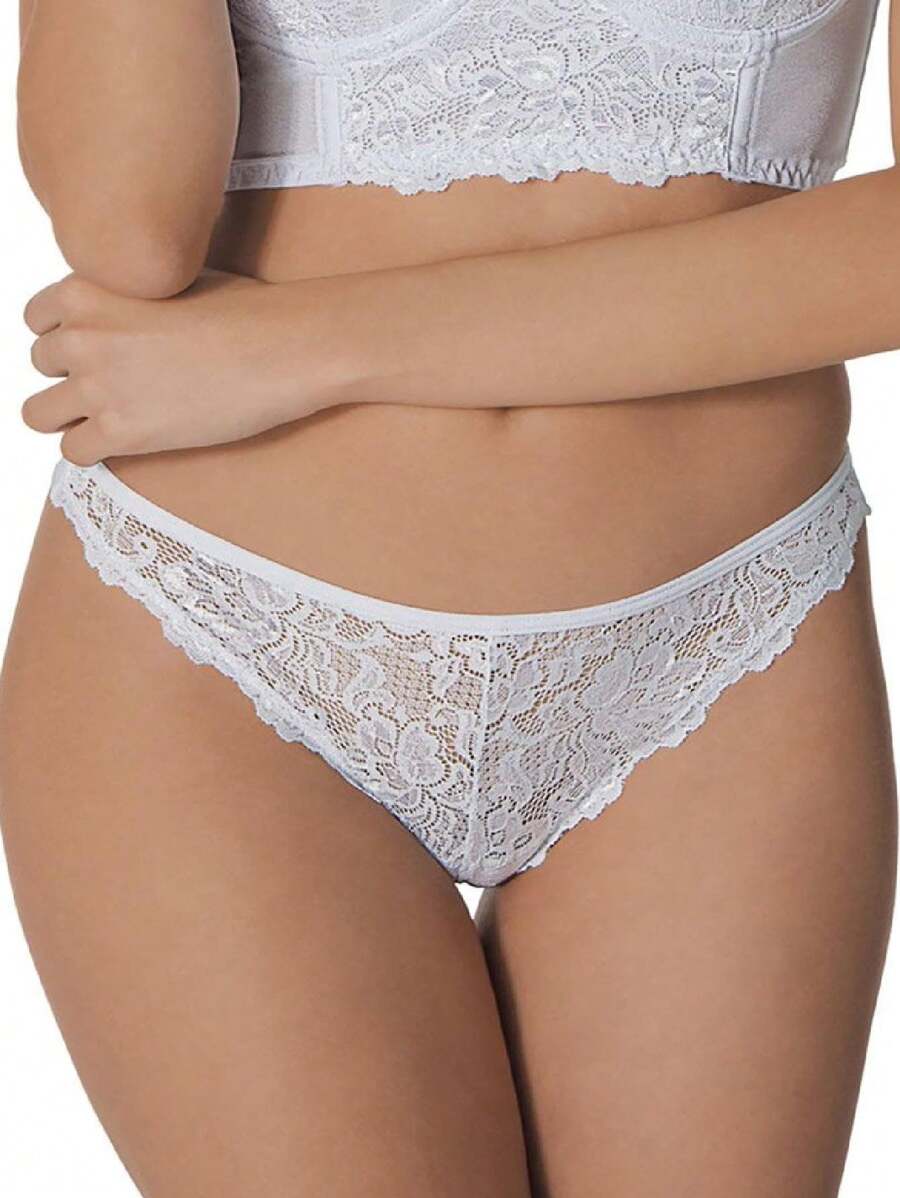 DeMillus 51839 Lover Thong Panty - 白色 - 查看 1