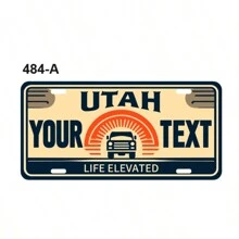 Custom Your Text Metal Plate United States Tin Sign Plate Customized Text Personalized Name Hawaii Poster For Bar Cafe 12x6 Inch Gifts Birthday Graduation - A - View 12