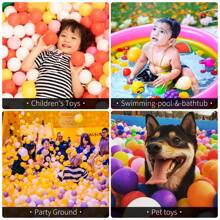 星形套装球坑球，2.15 英寸防压塑料玩具球，适用于儿童球坑、游戏帐篷和泳池乐趣 - 非常适合儿童玩耍和派对