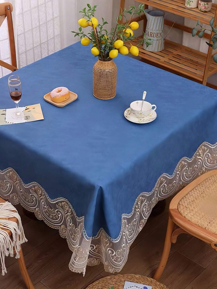 1pc Waterproof, Oil-Proof, Heat-Resistant Textured Double-Layer Lace