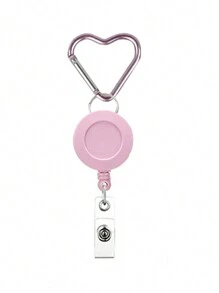 可爱心形登山扣和可伸缩证件夹,带金属夹,趣味八款证件夹,适用于钥匙链,是送给办公室、医院、实验室、医生、护士、工人的绝佳礼物,也是情人节、汽车配件、包包挂饰、学院风哥特Y2K包包挂饰、汽车配件、教师、朋友、姐妹的礼物创意。 - 彩色 - 查看 6