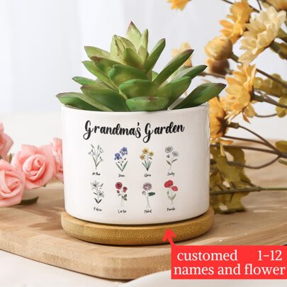 Customized Vase Thanksgiving Gifts For Mom, Gifts Birthday Graduation