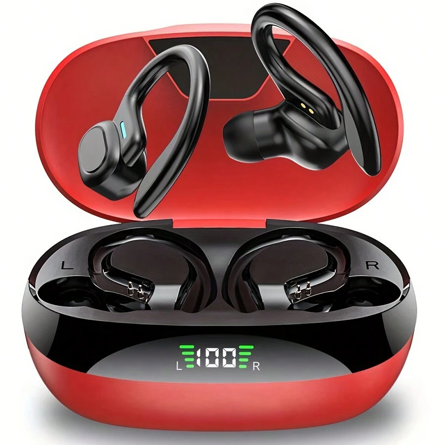 Ankriyul Wireless Earbuds With Mic, ENC Noise-Proof Stereo Headphones, Sport Headset, Touch Control Earphones With Charging Case - 均碼 - 查看 1