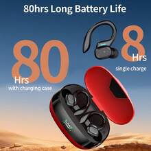 Ankriyul Wireless Earbuds With Mic, ENC Noise-Proof Stereo Headphones, Sport Headset, Touch Control Earphones With Charging Case - 均碼 - 查看 3