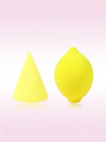 baopinger 水果形化妆海绵 可爱化妆海绵 西瓜美妆蛋 柠檬化妆粉扑 多功能化妆工具 干湿两用遇水膨胀 女生礼物 旅行必备 高品质化妆海绵 - 彩色 - 查看 9