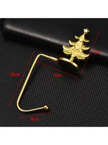 Christmas Stocking Holders For Fireplace Mantel - Metal Decorative Hooks For Holiday Socks And Gifts - Elegant Festive Decor - Multicolor - View 12