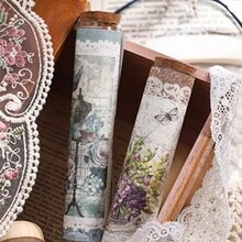 Gói 40 đồ trang trí cổ điển không dính, nhãn dán khung ren và ruy băng thanh lịch, trang trí album nhật ký & thiệp chúc mừng tự làm, chất liệu polyester có thể tái sử dụng, bề mặt mịn, hình dạng bất đối xứng, quà tặng văn phòng phẩm cho bạn bè - Nhiều màu - Xem 4