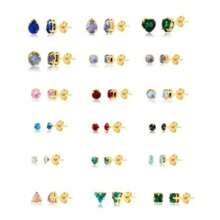 Kit Econômico 51 Peças Semijoias Femininas Folheadas Ouro 18K e Prata – Foto Ilustrativa, Sem Maleta