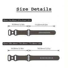 节日圣诞主题硅胶表带与 Apple Watch 兼容 - 柔软、亲肤的替换表带，配有蝴蝶扣，适合 38/40/41/42/44/45/49 毫米型号 SE/Ultra2/9/8/7/6/5/4/3/2/1 - 彩色 - 查看 3