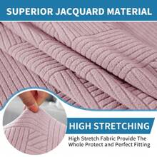 Ystyle Chair Covers With Backrest 2/4/6 Pieces, Stretch Chair Covers Living Room Kitchen, Universal Stretch Chair Covers, Modern Anti-Scratch Cat Chair Covers - Rusty Rose - View 3