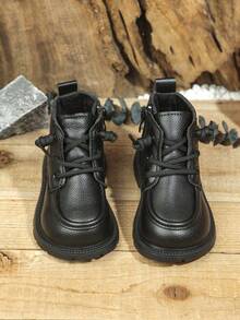 Baby Stiefel, Herbst/Winter gefütterte warme Baby Stiefel, rutschfeste Lauflernschuhe für Kleinkind kurze Stiefel für Jungen und Mädchen