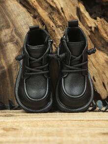 Baby Stiefel, Herbst/Winter gefütterte warme Baby Stiefel, rutschfeste Lauflernschuhe für Kleinkind kurze Stiefel für Jungen und Mädchen