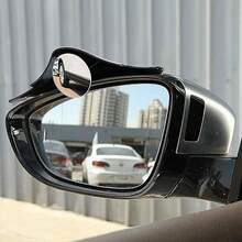 2PCS Gương chiếu hậu hình con dơi, Gương chiếu hậu bên hông, Gương chiếu hậu điểm mù tròn nhỏ có góc điều chỉnh, Gương chiếu hậu chức năng 2 trong 1 đa năng, Tấm che mưa cho xe ô tô SUV, xe tải - Nhiều màu - Xem 4