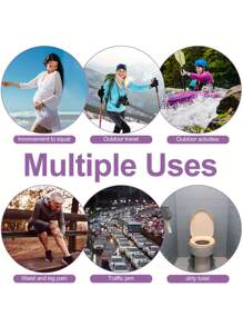 4个装便携式户外旅行硅胶小便器，站立式女性小便装置，防漏硅胶漏斗，夏季旅行、海滩之旅必备 - 彩色 - 查看 5