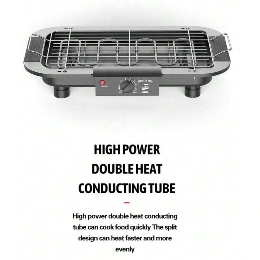 Electric Teppanyaki Table Top Grill Griddle Barbecue Plate Nonstick