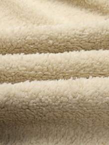 Bộ áo hoodie lót nhiệt dày thời trang thường ngày đa năng cho nam mùa thu đông - Xám - Xem 6