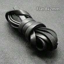 2 米/包 多种尺寸 黑色圆形真牛皮首饰绳 扁绳 手链制作 1.5/2/3/4/5/6/8/10/12mm 珠宝配件及部件 珠宝制作线及绳 皮革首饰 DIY 材料配件 - 黑色牛皮繩 - 查看 10