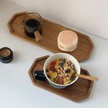 1/2/3pcs,Wooden Dining Plates, Suitable For Desserts, Food, Vegetables, Fruits, Cooked Food, Appetizers, Wooden Trays For , Cheese Plates - Perfect For Dinner Trays, Tea Trays, Bar Trays, Breakfast Trays Or Any Food Tray - Suitable For Parties, Family Gatherings, Outdoor Picnics And Other Scenes.