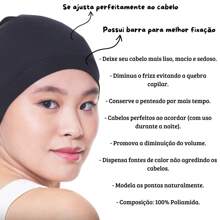 Hair Cap - 黑色 - 查看 2