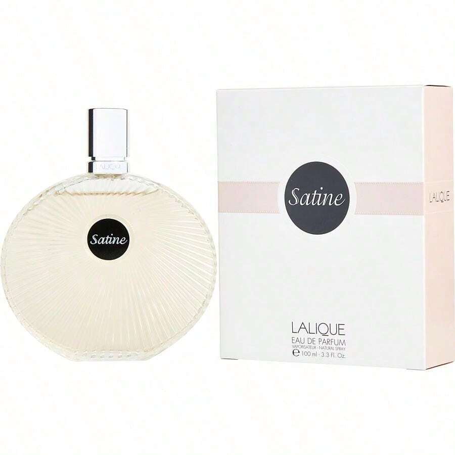 Lalique Satine By Lalique Women Jasmine, Heliotrope, Gardenia, Tonka Bean, Vanila Eau De Parfum Spray 3.3 Oz - Clear - View 1