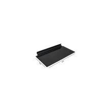 5 Acrylic Shoe Display Stand For Grooved Panel Footwear Platform - 黑色 - 查看 2