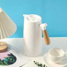 1 件 1000ml 简约时尚欧式风格，家用热水袋，冷水袋，带木柄，容量大，适用于宿舍、家庭、办公室，可作为节日礼物 - 彩色 - 查看 14