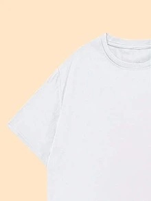 Cartoon T-Shirt Cotton Women's Blouse Printed T-Shirt Hugs & Kisses Shark Babylook Elegant Comfort Summer Sweet Sexy Sophisticated Versatile Hot Girl Tight Elegant Comfortable - 白色的 - 查看 5