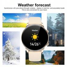 Hot New 1pc Unisex Silicone Smart Watch Band, Capable Of Dial/Answer Calls, Step Counting, Calorie Tracking, Multi-Sport Modes, Alarm, Incoming Call & Message Reminder, 1.5" Full Circle Touch Screen, Compatible With Android & IOS