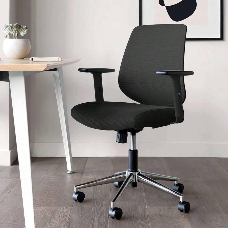 Daily Chair Computer Office Chair With Swivel, Lumbar Rest, And