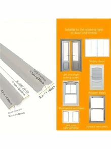 1 件门窗密封条、挡风雨隔热工具、窗户隔音自粘防风雨胶带 - 防风、防尘、防雨、降噪密封胶带、贴纸、墙贴花、用于家居装饰的乙烯基贴花、春季装饰品让您的家焕然一新、拉玛装饰贴纸礼物生日毕业
