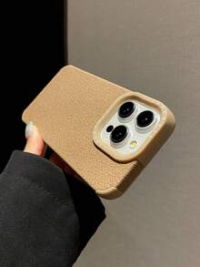 Funda de teléfono en forma de media luna, compatible con iPhone 16 Pro Max/16 Pro/16/16 Plus/15/15 Pro Max/15 Pro/15 Plus/11/12/13/14 Pro Max/XS/XR/11 Pro/11 Pro Max/12 Pro/12 Pro Max/13 Pro/13 Pro Max/14 Pro/14 Pro Max/14 Plus, diseño creativo para hombres y mujeres, funda suave - Caqui - Ver 6